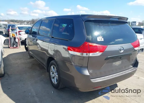 2012 Toyota Sienna Base V6 7 Passenger from USA, damaged, VIN 5TDZK3DC4CS207967
